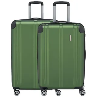 Travelite City Koffer-Set 2-tlg. grün