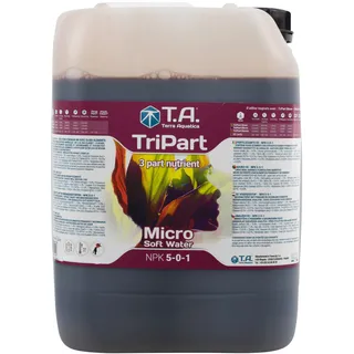 T.A. TriPart Micro Weiches Wasser 10 Liter, 3 Komponenten Düngesystem