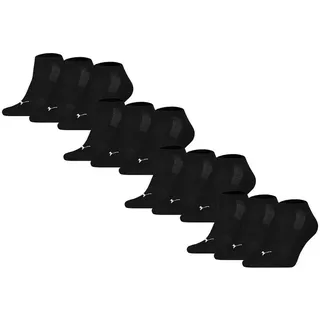 PUMA Sportsocken Unisex Socken 12er Pack Baumwolle (Packung, 12er Pack) schwarz 35-38