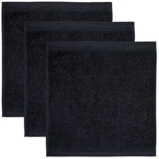 Seiftuch 30 x 30 cm black 3 St.