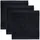Seiftuch 30 x 30 cm black 3 St.