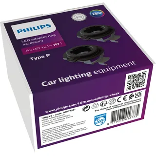 Philips Automotive Kfz Lampenfassung 11182X2 Sockel PX26d Bauart (Kfz-Leuchtmittel) H7