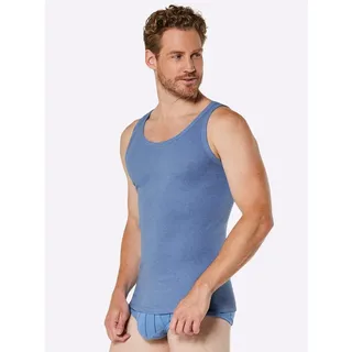 WITT WEIDEN Unterhemd in hellblau-meliert | Gr.: 12