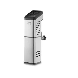 CASO Design Caso Sous-Vide Garer SV 2000 Pro, Dampfgarer + Reiskocher, Silber, Schwarz