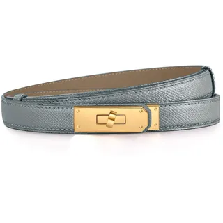 YUGDRUZY Gürtel Damen Leder Taillengürtel Ledergürtel Damen Dupes Damengürtel Leder Damengürtel Schmal Gürtel Damengürtel Taillengürtel Belt Women Ledergürtel, Helle Blau - 55-98 cm