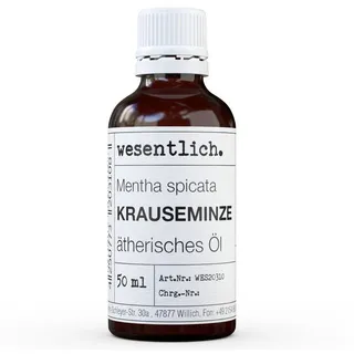 wesentlich. Krauseminze - ätherisches Öl von wesentlich. 50 ml