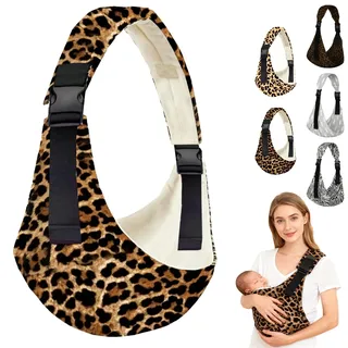 LUKIUP Tragetuch Neugeboren, Verstellbare Hüfttrage, Babytrage Seitlich, Ergonomische Tragetuch Neugeboren, für Neugeborene Bis 0-36 Monaten, Kleinkinder bis 20kg (E)