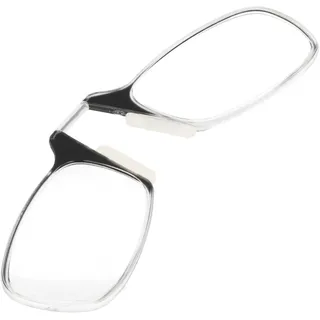 Flexi Zweitlesebrille als ideale Lesehilfe für unterwegs, ultraflach und flexibel, mit Klebepad zum Befestigen am Smartphone