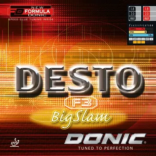 Donic Belag Desto F3 BigSlam, rot, 2.0 mm