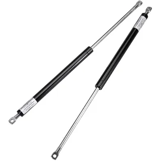 2 Stück 340mm Universal Gasdruckfedern, 50N/100/150/200/250/300/350/400/450/500/550/600/650/700/750/800/850/900/950/1000/1100/1200/1300/1400/1500N für Auto, Wohnmobil, Schrank, Bett, Fenster, Schiff.
