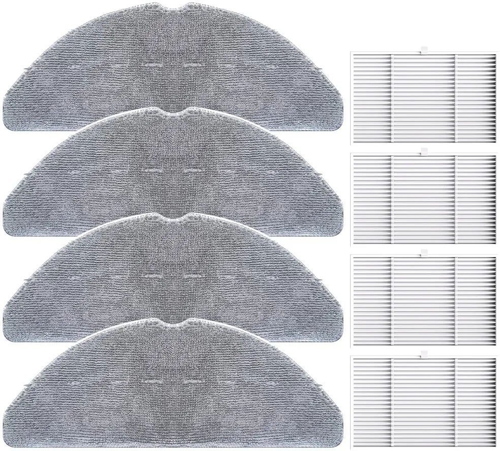 lubluelu L40/B40/L15 Ultra/L15 Max Serie HEPA-Filter & Mopp-Nachfüllpackung (4 Filter + 4 Mopps) - EU