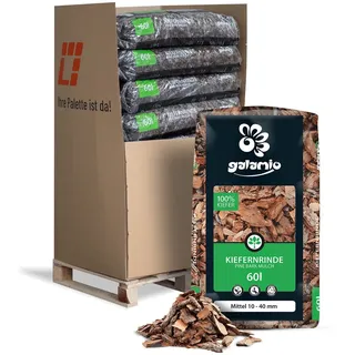 Galamio Rindenmulch Kiefer Mittel 60l x 13 Sack 780l Palette / 780 l