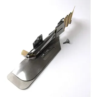 Top Clean Bottom Raw Type A Binder + Montageplatte für Janome Coverpro 900 Elna tape-finish size:1-3/16"(30.2mm)-7/16"(11.1mm)