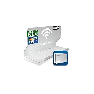 Wandhalterung für Fritzbox 5690 Pro inkl. Kabelmanagement, Wandmontage, Wand Halter