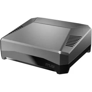 Argon ONE M.2 Aluminium-Gehäuse für Raspberry Pi 4 mit SATA SSD-Unterstützung | Einschaltknopf und Lüfter | Kompatibel mit B Key und B+M Key