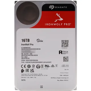 Seagate IronWolf Pro 16 TB 3,5" ST16000NT001