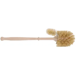 Klobürste mit WC Rand Kosmetex mit Stiel, 36cm Klobesen, Holz WC-Bürste Toilettenbürste, Typ 7
