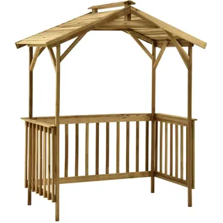 vidaXL Grillpavillon Kiefernholz 163,5 x 93 x 210 cm