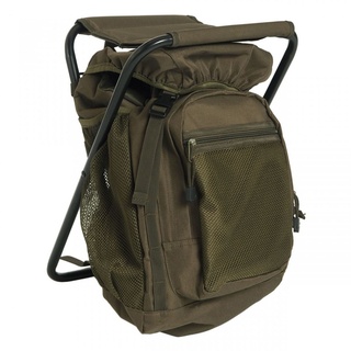 Mil-Tec Ansitzrucksack mit Hocker oliv