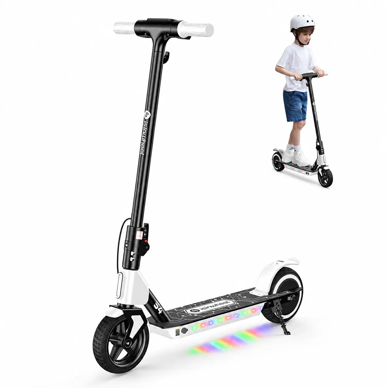 S4/S7 Kinderroller mit leuchtenden Rädern