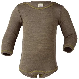 Engel Natur Merino/Seide Langarm Babybody GOTS 62/68