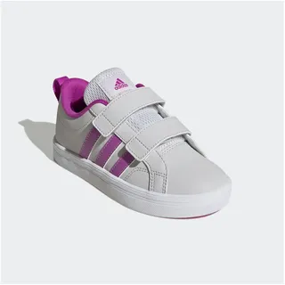 Unisex Kinder VS Pace 2.0 Hook and Loop Shoes Kids Schuhe, Dash Grey/Flash pink/FTWR White
