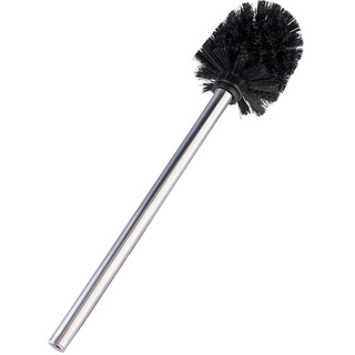 Wenko Ersatz-WC-Bürste mit Edelstahlstiel schwarz