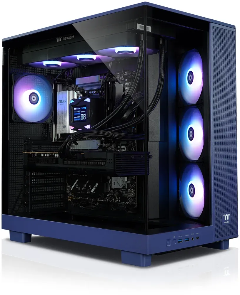 Thermaltake V380XL 9070XT Gaming PC AMD Ryzen 7 7800X3D, 32GB RAM, 1TB SSD, AMD Radeon RX 9070 XT 16GB GDDR6, Windows 11
