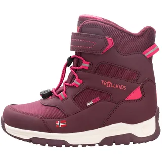 TROLLKIDS Lofoten Pro Schneeschuhe - Redwood / Magenta - EU
