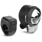Acid Pro-E Frontlicht X-Connect 200 Lux mit Fernlicht | Fahrradscheinwerfer - schwarz/grau