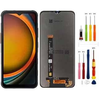 Ersatz-LCD-Digitalanzeige, kompatibel mit Samsung Galaxy X Cover 7 XCover 7Screen SM-G556B SM-G556BU1 SM-G556B/DS, LCD-Display, Touchscreen-Digitalisierer, Montage mit Reparaturwerkzeugen, 16,8 cm