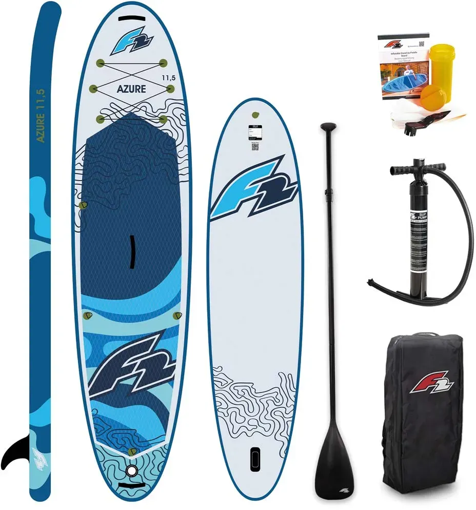F2 Stand up Paddle 320cm AZURE - Uni., blue rund 10,5"