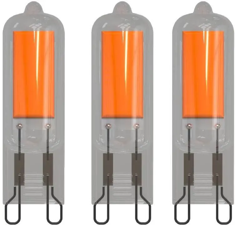 Eglo LED Leuchtmittel COB 3er Set 2W G9 200lm 3000K (Warmweiß)