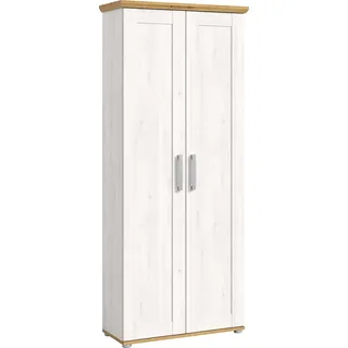 Home Affaire Garderobenschrank »Cosenza, Breite 80cm, in Sibiu Lärche/Artisan Eiche Nachbildung«, Stauraumschrank, Flurschrank, Flurmöbel weiß