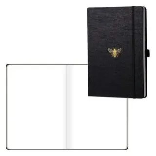 Dingbats* Notebooks Dingbats* Notizbuch Pro, B5, 64 Blatt schwarz, fester Textilcover, blanko