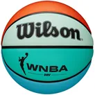 WNBA DRV Bright Outdoor Basketball, 6, Orange/Teal