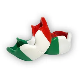 Gilbert Junior Rugby-Zahnschutz, Design: italienische Landesfarben