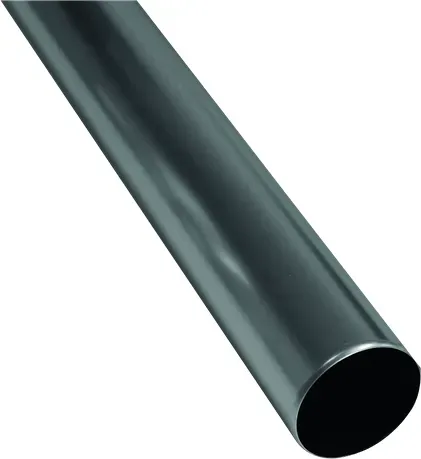 Fallrohr Aluminium silber pressblank