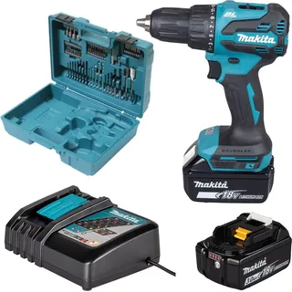 Makita DHP490RFX3 Akku-Schlagbohrschrauber