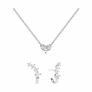 PDPAOLA P D Paola Schmuck-Set 925er Silber Ohrringe Damen