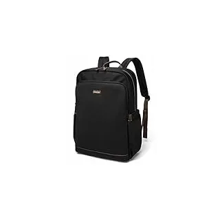GOLF SUPAGS Laptop Rucksack Damen, Laptop Schulrucksack, Wasserdicht Casual Rücksack, Multifunktion Laptoptasche, passend für 15.6-Zoll-Notebooks (Schwarz)