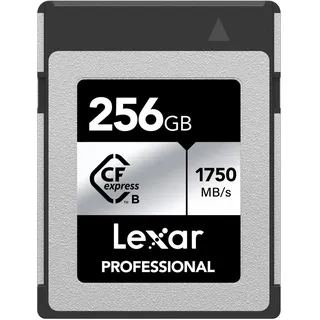 Lexar Professional CFexpress Typ B CFe Karte, bis zu 1750MB/s Lesegeschwindigkeit, mit PCIe Gen3x2, kompatibel mit DSLR, rückwärts mit XQD Kamera