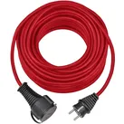Brennenstuhl Gummi-Verlängerungskabel IP44 rot H05RR-F 3G1,5 -25m...