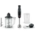 Bosch Hausgeräte Serie 4 ErgoMaster Hand Blender, 1000 W, black/anthracite, Stabmixer, Schwarz