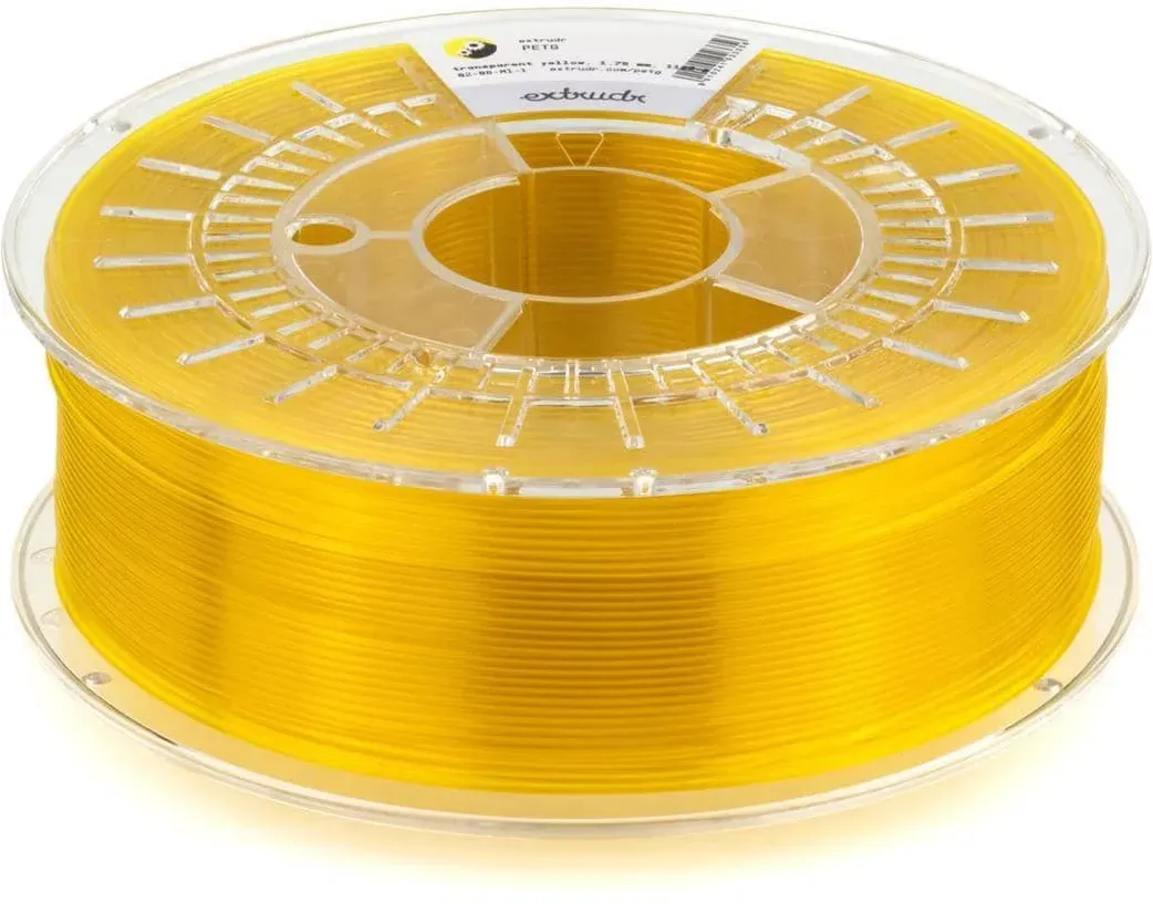 Extrudr PETG - transparent-gelb, 2500g, 1,75mm