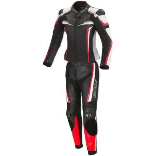 schwarz/weiß/neon-rot 40