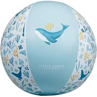 Little Dutch Wasserball OCEAN DREAMS - WHALE (35cm) in blau
