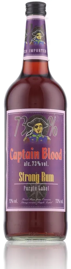 Captain Blood Strong Rum Purple Label 73% Vol. 1l