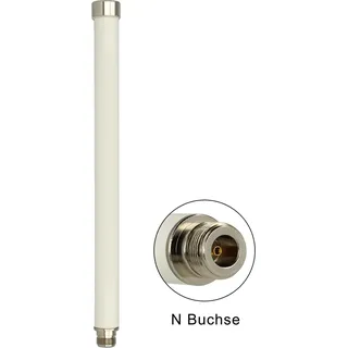 DeLock WLAN Antenne, - Wi-Fi - 8 dBi starr,Outdoor (WLAN-Antenne), Netzwerk Zubehör