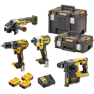 DeWalt Akku-Schlagbohrschrauber-Set 18V / 5Ah DCD 796, DCF 887, DCH 273, DCG 405, DCB 184